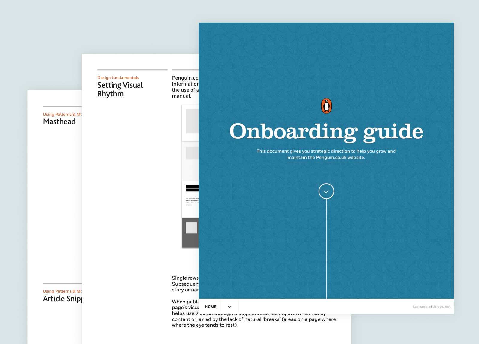 Unified design system guidance and rollout documentation
